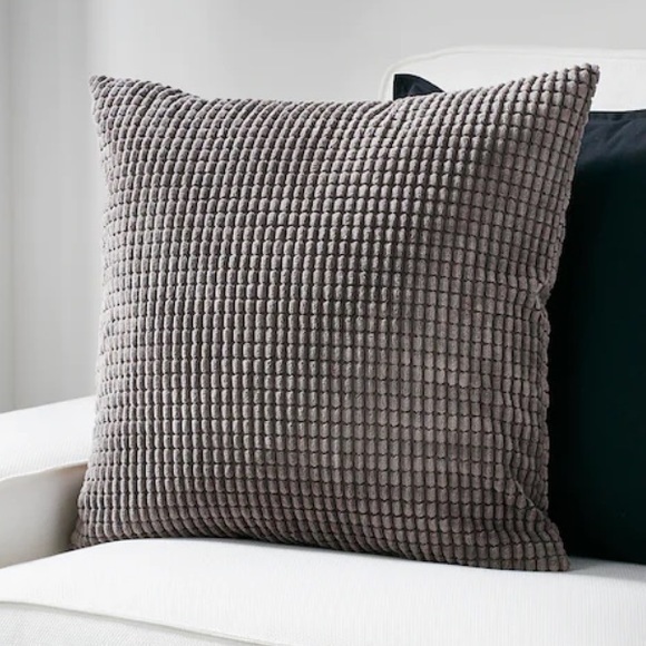 IKEA Bedding 2 Ikea Gullklocka Grey Textured Pillow Shams With